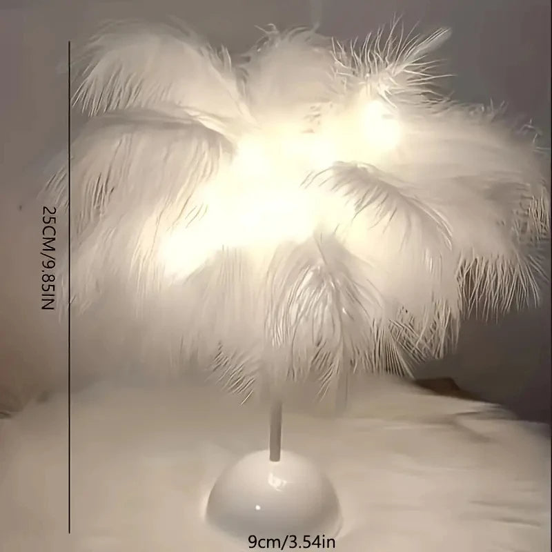 Feather LED Table Lamp