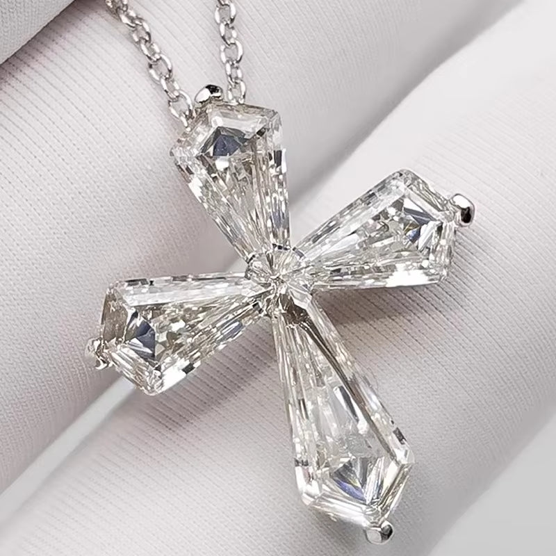 Crystal Cross Necklace