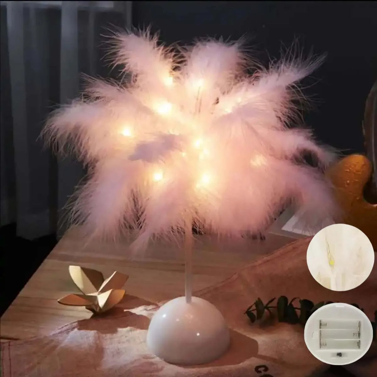 Feather LED Table Lamp