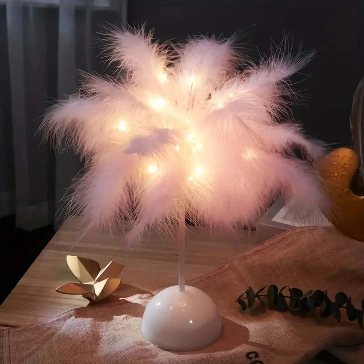 Feather LED Table Lamp